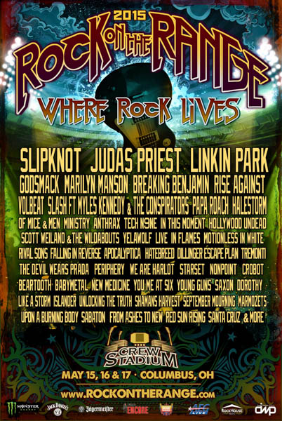 Rock on the Range Announce 2015 lineup