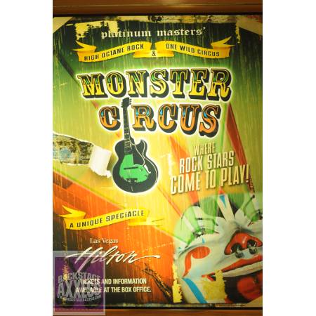 Monster Circus poster for a rockstar to participate