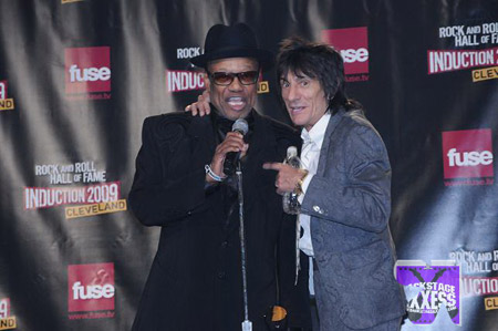 Bobby Womack and Ronnie wood in the picture