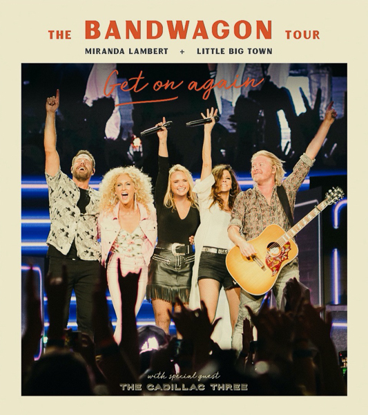 Miranda Lambert & Little Big Town Ride ‘The Bandwagon Tour’ into 2022