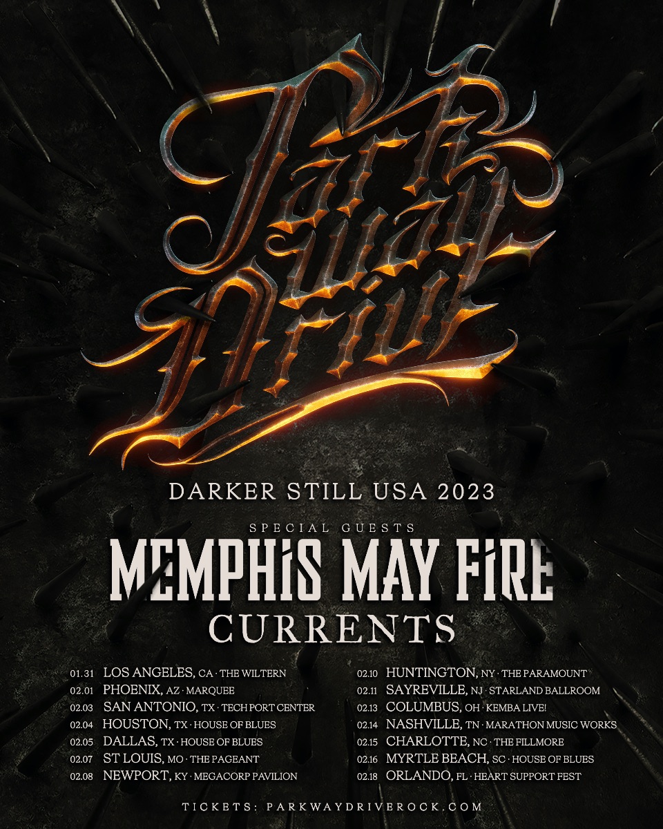 Parkway Drive Announce U.S. Headline Tour Dates