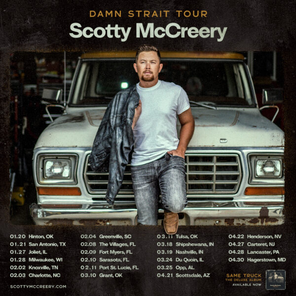 Scotty McCreery Announces 2023 DAMN STRAIT TOUR; Tix On Sale This Friday, 12/16