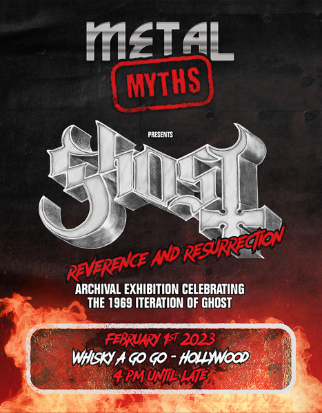 GHOST: REVERENCE & RESURRECTION An Archival Exhibition Celebrating the Band’s 1969 Era