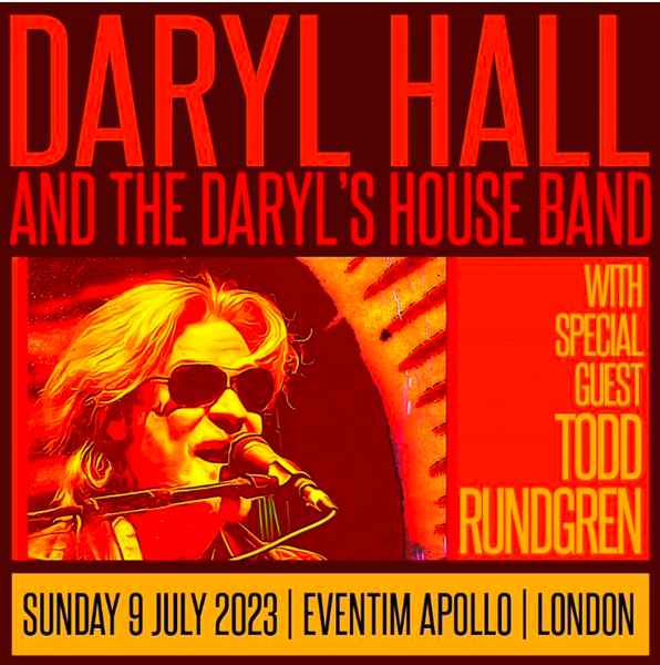 Daryl Hall to Join Billy Joel at American Express BST Hyde Park 7th July, Adds Headline Show At Eventim Apollo With Special Guest Todd Rundgren 9th July