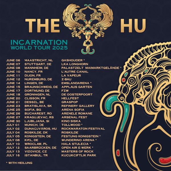 THE HU Announce 2025 “Incarnation” European Tour Dates Backstage Axxess